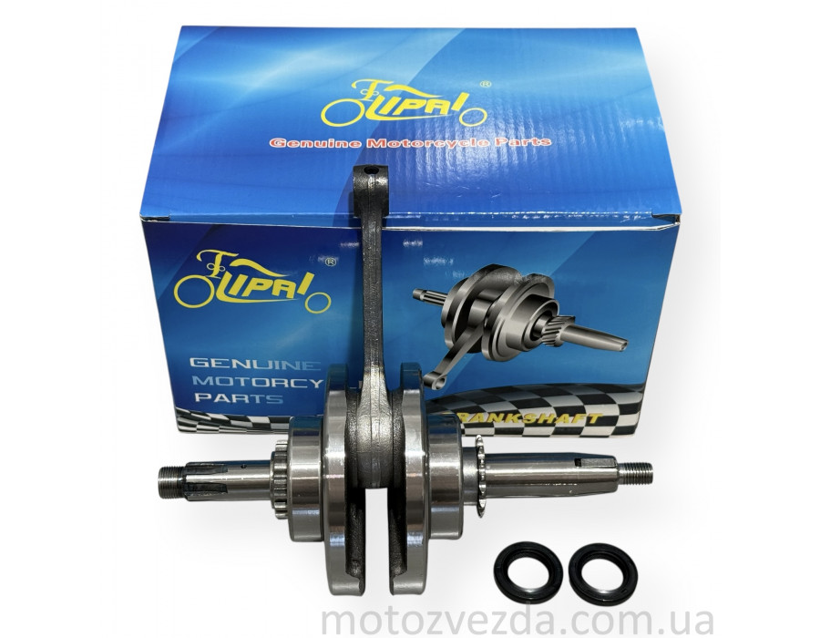 Коленвал Delta 125 152FMI (С120), TTR125 153FMI p-13 T16 #PRO 'LIPAI'