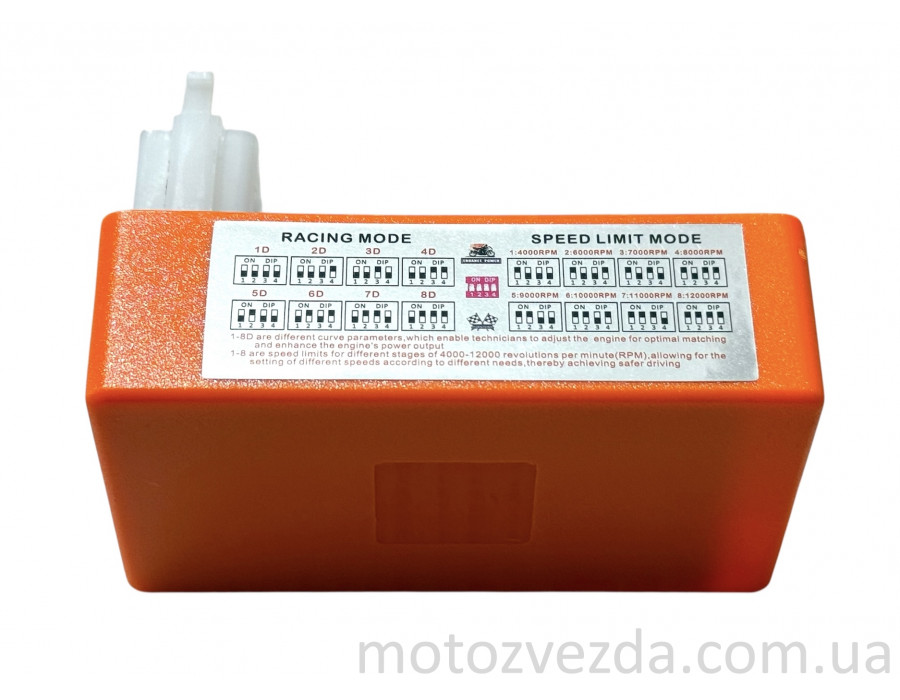 Комутатор (тюнінг) мото, ATV змінний струм DC, 4+2pin, регулювання випередження 'LIPAI' (#CG)