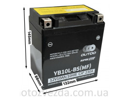 Акумулятор  OUTDO YВ10L-BS (MF)
