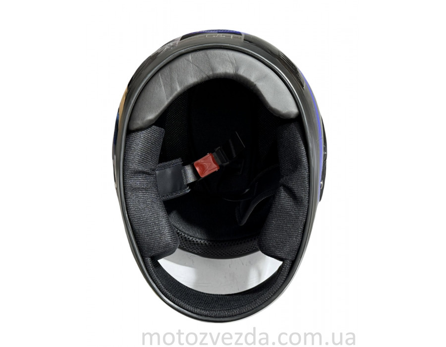 Шолом закритий HF-101 Q233-BL Чорний KUROSAWA-MT (size: M)