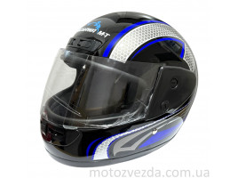 Шлем закрытый HF-101 Q233-BL Черный KUROSAWA-MT (size: M)