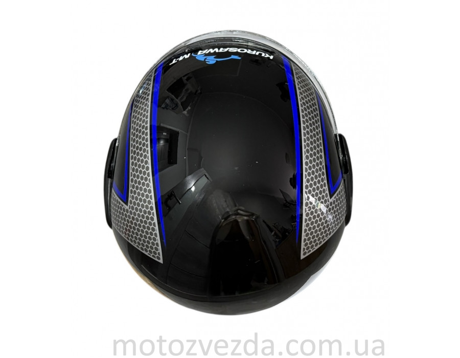 Шолом закритий HF-101 Q233-BL Чорний KUROSAWA-MT (size: M)