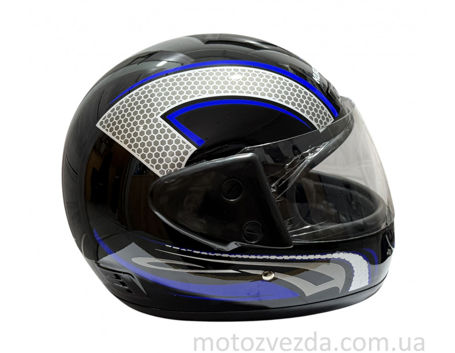 Шолом закритий HF-101 Q233-BL Чорний KUROSAWA-MT (size: M)