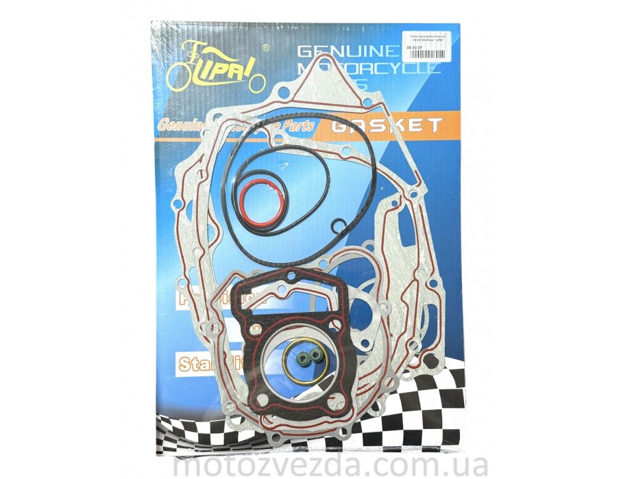 Прокладка двигателя комплект CB125 56.50mm 'LIPAI'