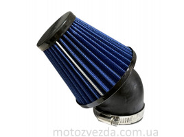 Фильтр воздушный (нулевик) d35/42/48/50 косой, открытый #2201 (синий)