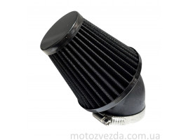Фильтр воздушный (нулевик) d35/42/48/50 косой, открытый #2201 (черный)