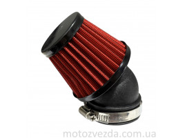 Фильтр воздушный (нулевик) d28/35/42/48/50 косой, открытый #2197 (красный)