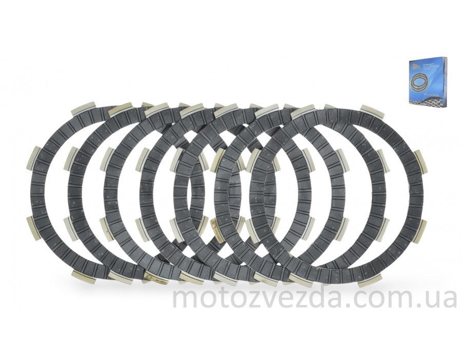 Диски зчеплення CB250, CG230, CG250 7шт 'LIPAI'
