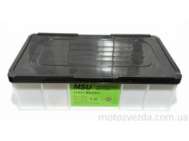 Пустой ящик из под аккумуляторов (YTX5L-BS)  размеры: Д-44 . Ш 25.2 В-11.5