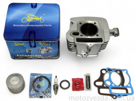 Поршневой комплект YX125/JH125 (154FMI) D54, p14, h78.3, алюминий, ухо #PRO 'LIPAI'