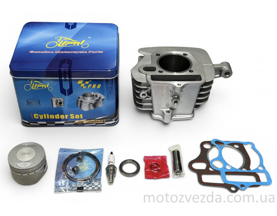 Поршневий комплект YX125/JH125 (154FMI) D54, p14, h78.3, алюміній, вухо #PRO 'LIPAI'