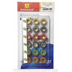 Ролики варіатора (набір) GY6 150 18-14 10/12/13/14/15/16g 'DONGXIN'