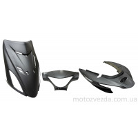 Комплект пластику SUZUKI ADDRESS V125 S (CF4MA) Чорний мат 