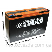 Акумулятор AGM 12V 32A 267-78-170mm 6-EVF-32.8 тяговий 'VLAND' (E-bike, електро вело/скутери 2026)