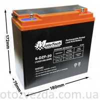Аккумулятор AGM тяговий 6-DZF-20 12V21Ah/2HR MotoTech