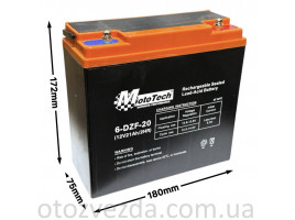 Аккумулятор AGM тяговий 6-DZF-20 12V21Ah/2HR MotoTech