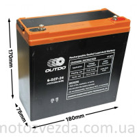 Аккумулятор AGM тяговий 6-DZF-24 12V23Ah/2HR MotoTech 