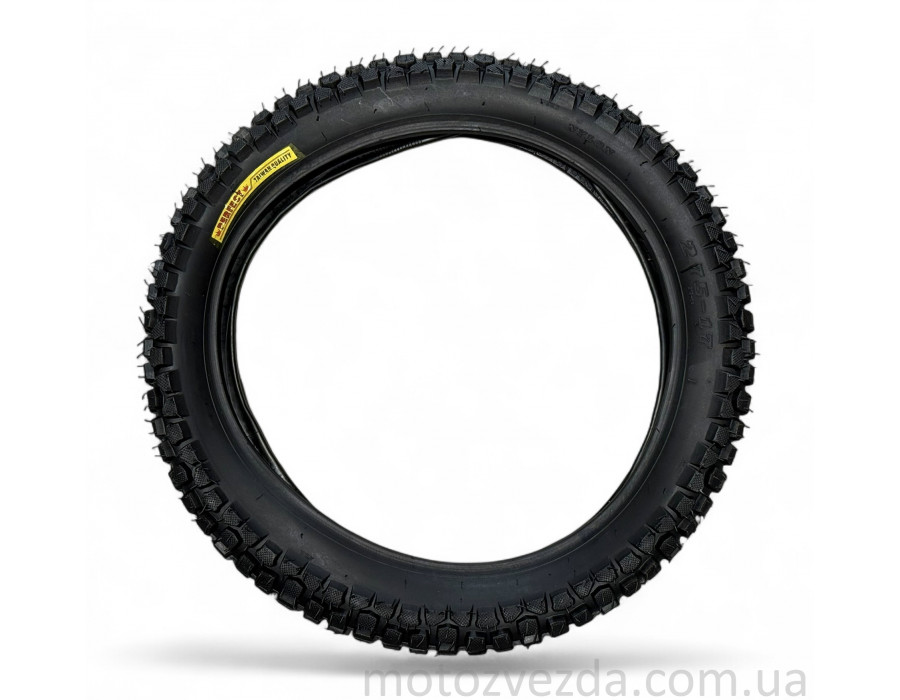 Гума 17" 2.75-17 TT "PERFECT" + камера , шип PF-335 Китай