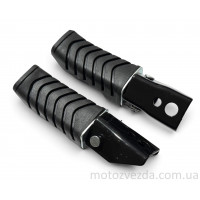 Підніжки пасажира CB/CG V150A з кріпленням, метал, прогумовані