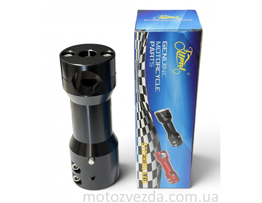 Кріплення відкритого керма на скутера (винос) 29mm, чорний