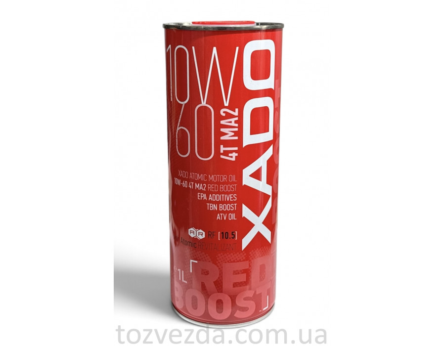 XADO Atomic OIL 4T 10W-60 1л MA2 Новая Упаковка!