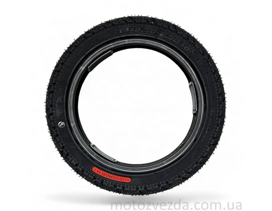 Безкамерна гума 14*2.50 TL L-910R RunOnFlat KUROSAWA M-T (CH)