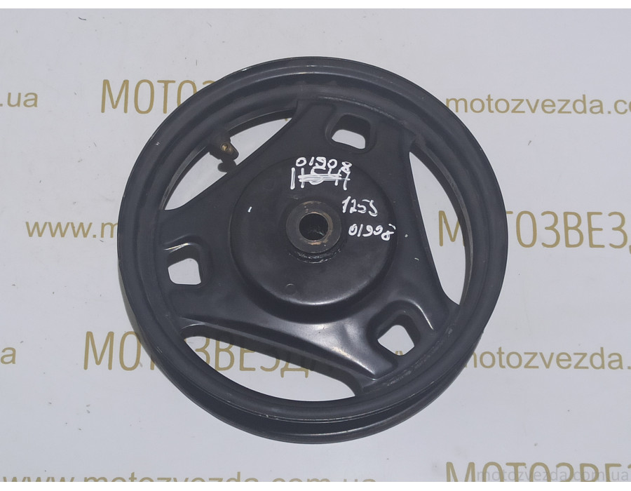 Диск задний Suzuki J 10x2.15 DOT Lets/AD (длина шлицов 350mm.) чёрный