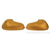 Скло поворотів оранжеве задне SUZUKI LET'S/ LETS II /LETS NEW (пара)