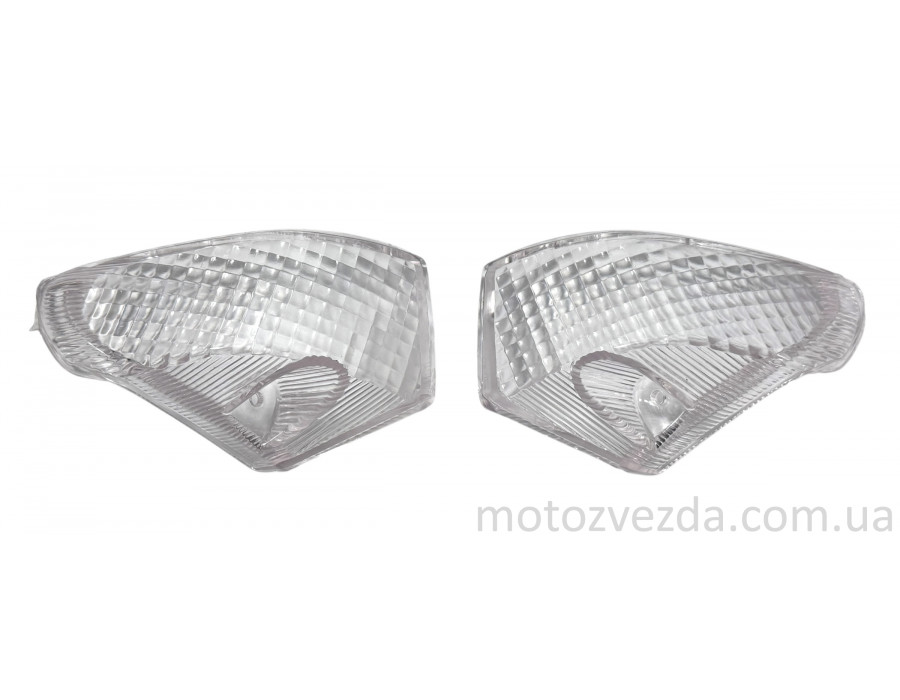 Стекла поворотов задние (белые) HONDA DIO AF-27/28 (пара)