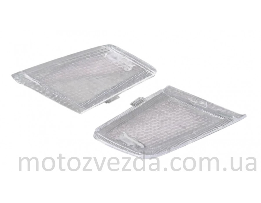 Стекла поворотов передние (белые) HONDA TACT AF-24 (пара)