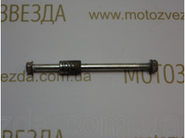 Ось переднего колеса 190mm. ( под барабанный тормоз ) + втулка  Honda Dio AF-18 / AF- 27 / AF-34