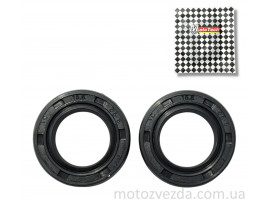 Сальники коленвала HONDA TACT/DIO 2шт(15.6*25.5*7) Тонкий