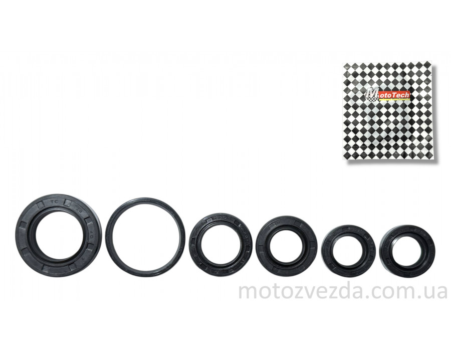 Набір сальників HONDA DIO AF18 / 27 / 28 / 34 / 35 6 штук