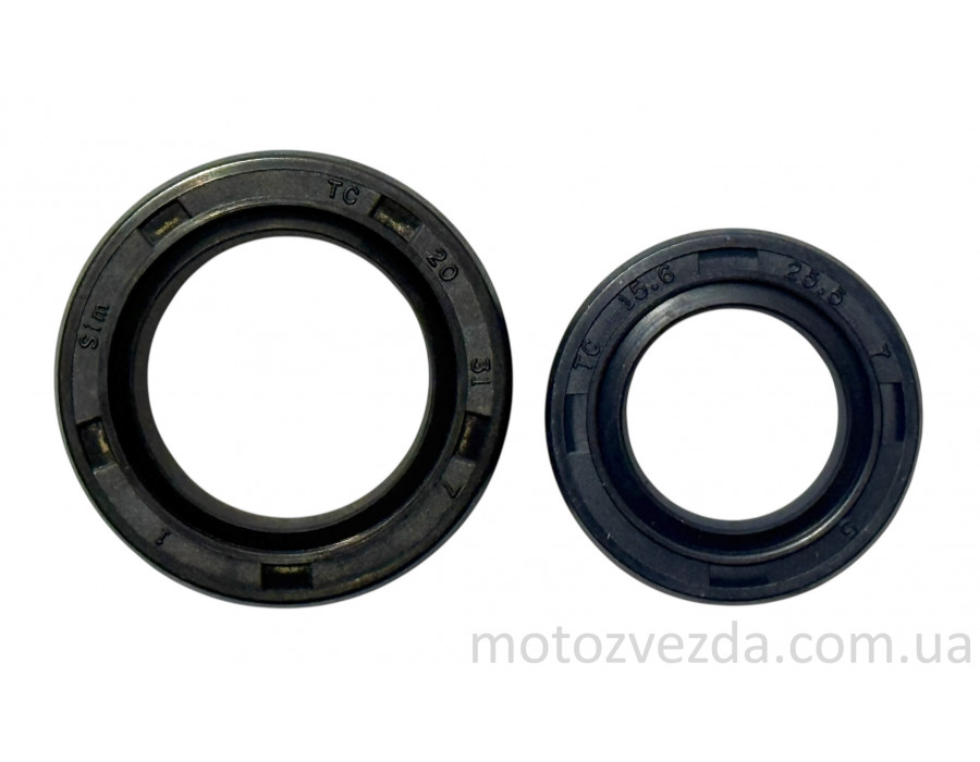 Набор сальников коленвала MSU Honda DIO-50 / LEAD ( толстый вал )