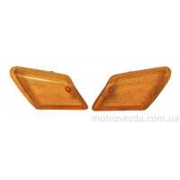 Стекла поворотов (оранжевые) передние HONDA TACT AF-24 (пара)