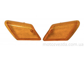 Скло поворотів (помаранчеве) переднє HONDA TACT AF-24 (пара)