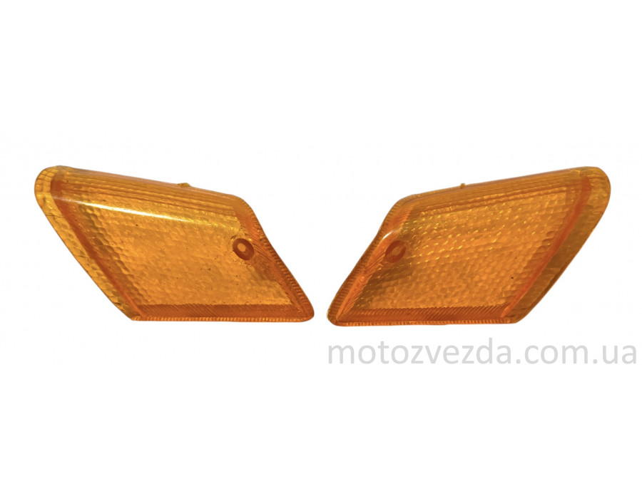 Стекла поворотов (оранжевые) передние HONDA TACT AF-24 (пара)