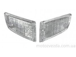 Скло поворотів переднє (біле) HONDA DIO AF-18 (пара)