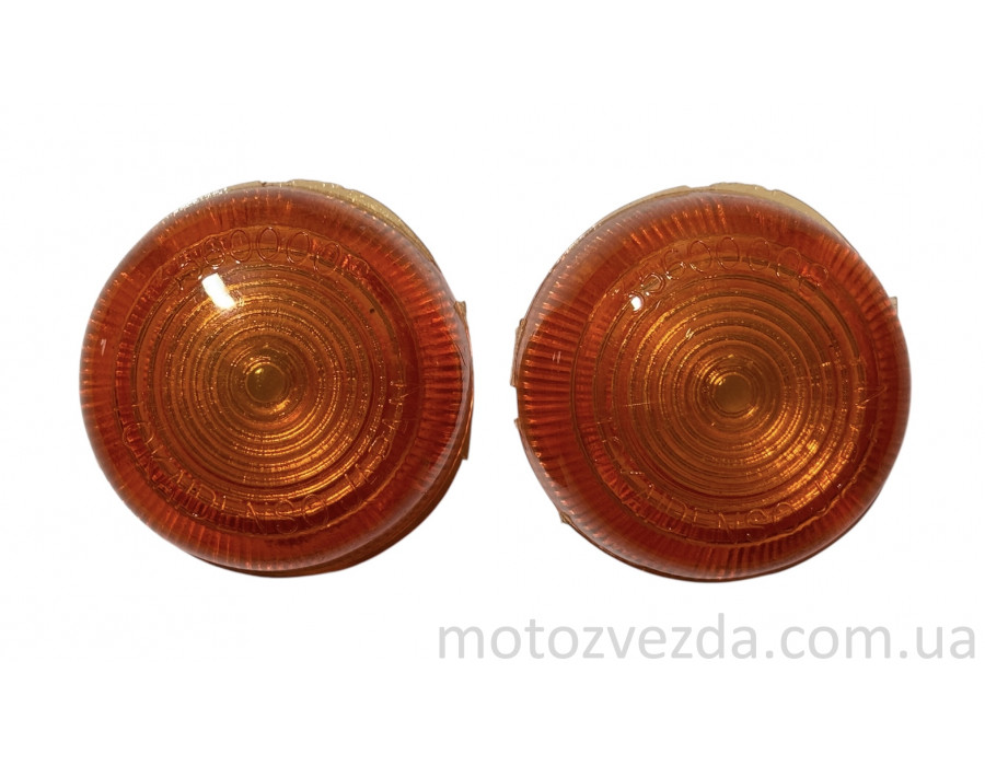 Стекла поворотов передние YAMAHA VINO 2-Т (пара) Оранжевые