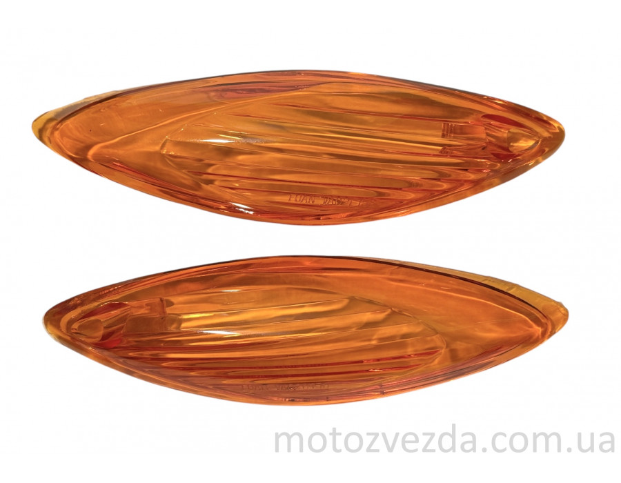 Стекла поворотов задние YAMAHA JOG SA-36J/39J (пара) оранжевые