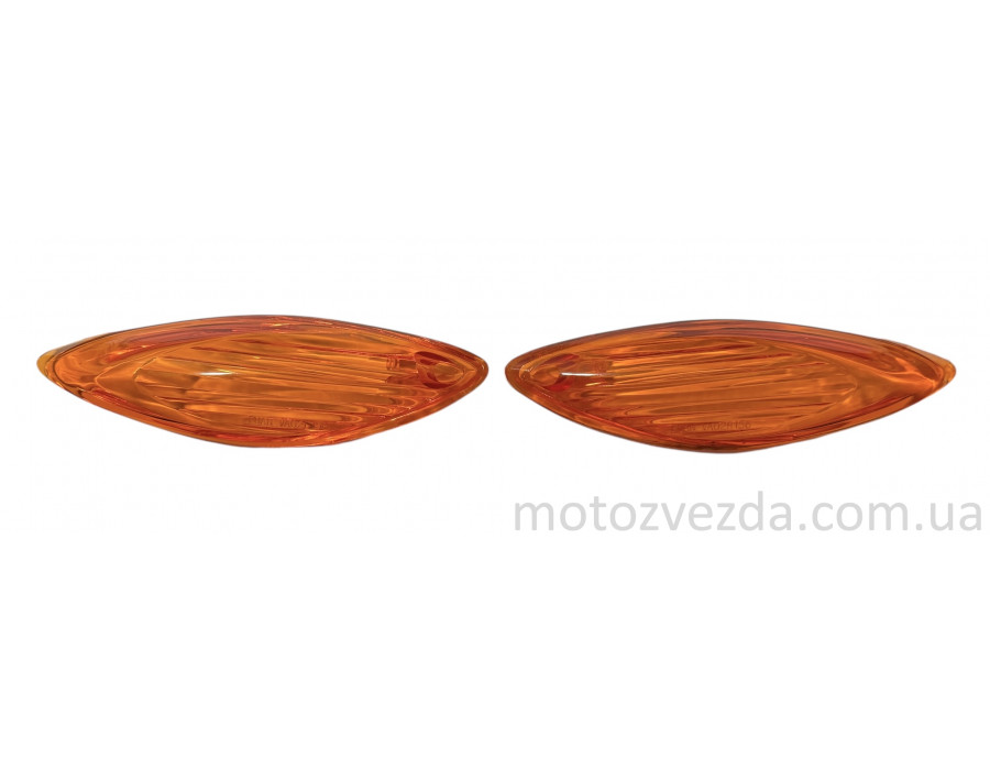 Стекла поворотов задние YAMAHA JOG SA-36J/39J (пара) оранжевые