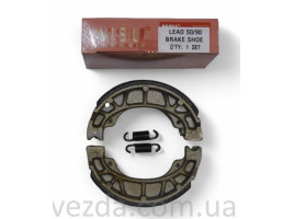 Колодки гальмівні задні HONDA LEAD AF-20/GY6-50/80/DELTA/DIO-62 MSU