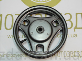 Диск задний J 10x2.15 DOT Suzuki Lets / AD100 ( длина шлицов 350mm.  ) темно-зелёный 