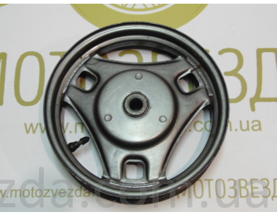 Диск задний J 10x2.15 DOT Suzuki Lets / AD100 ( длина шлицов 350mm. ) темно-зелёный