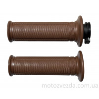 Ручка керма JS Honda DIO пара ( колір коричневий )