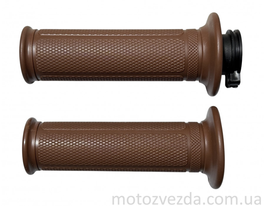 Ручка керма JS Honda DIO пара ( колір коричневий )