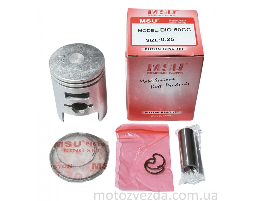 Поршень 0.25 Honda DIO AF-27 49cc MSU