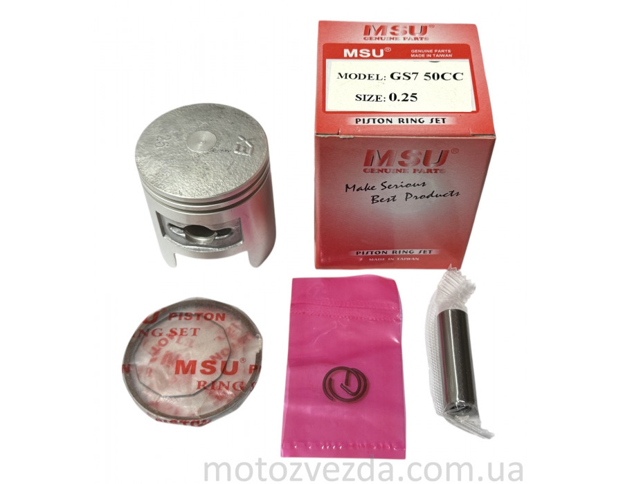 Поршень 0.25 HONDA TACT AF-16 49cc MSU