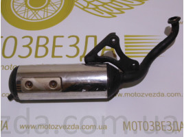 Глушитель хромированный Original Honda Dio Cesta AF-34 / AF-35 / ZX-35