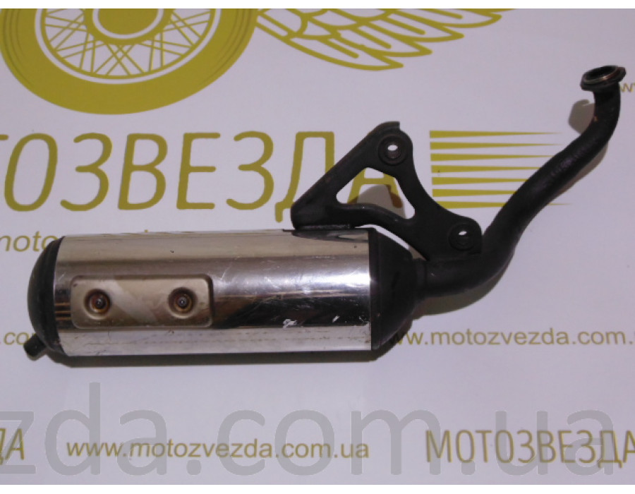 Глушитель хромированный Original Honda Dio Cesta AF-34 / AF-35 / ZX-35